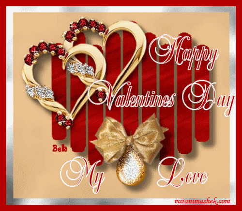 красивые Анимационные открытки Happy Valentines day